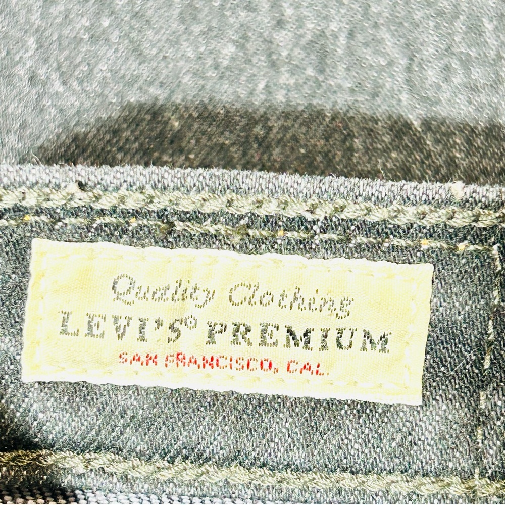 Levi’s jeans Ribcage Straight leg jeans Premium buttonfly gray women Size 28 - Picture 4 of 12